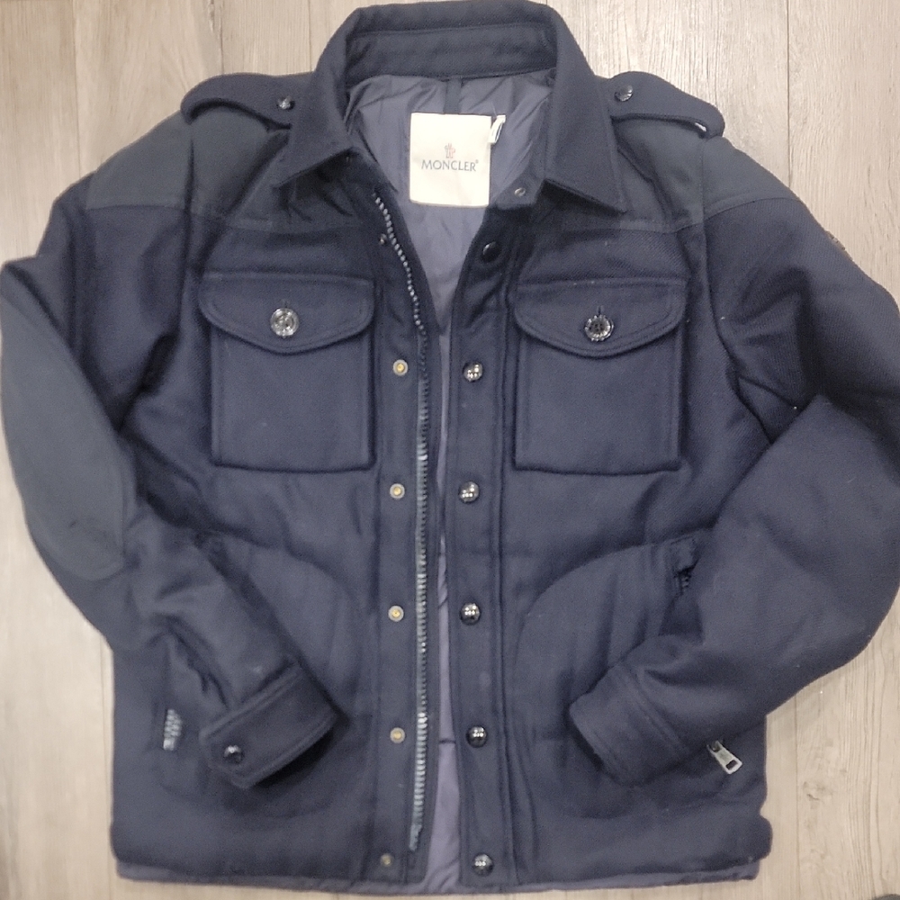 Moncler Men's Dark Blue Puffer Jacket